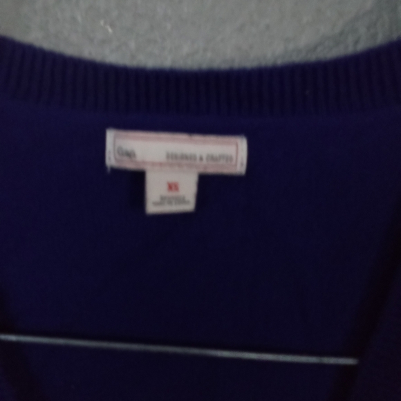 GAP Blue Cardigan Sweater - Picture 2 of 3